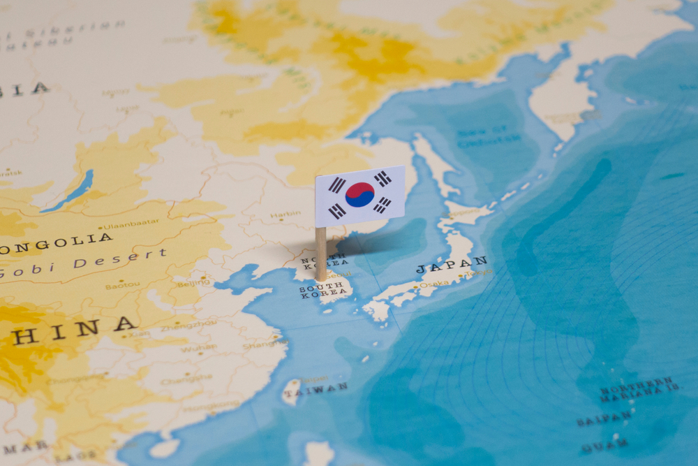 South Korea on Map